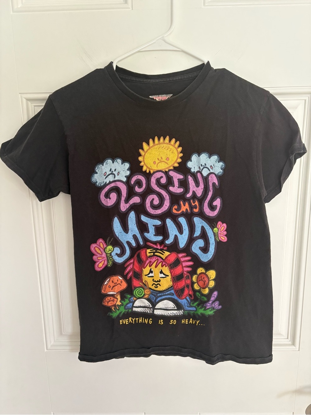 Teen Hearts Graphic Tee “losing my mind” size small rare vintage tee shirt